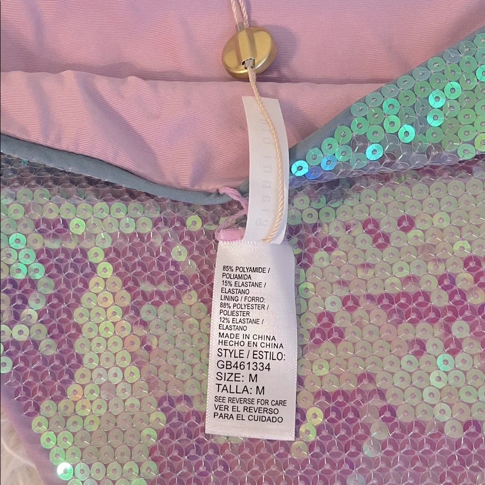 DANNIJO Gianni Bini Multicolor Sequin Bikini Bottom Size Medium NWT - Picture 4 of 8